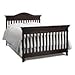 Full Size Conversion Kit Bed Rails for LaJobi's Babi Italia Asheville, Eastside, Hamilton, Harrington, Mayfair, Middleton, Midland, Parkland and Parrish Cribs (Merlot)