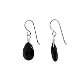 FRONAY Natural Stone Sterling Silver Drop Dangle Hook Earrings - Made in USA