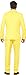 Smiffy's Men's Suit with Jacket Trousers and Tie, Yellow, Large