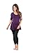 Women’s Draped Maternity Tunic Top by Rags and Couture - Made in USA