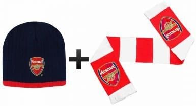 arsenal hat and scarf set