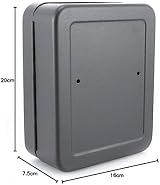 Burg-Wächter KC20C 20 Hook Combination Key Cabinet - Matt Black Steel, view 2