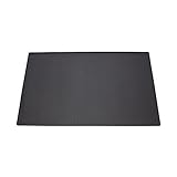 Pet Food Mat for Dogs and Cats Premium Grade Black Silicone Easy to Clean Indoor and Outdoor Use, 19 x .4 x 11.5 Inches