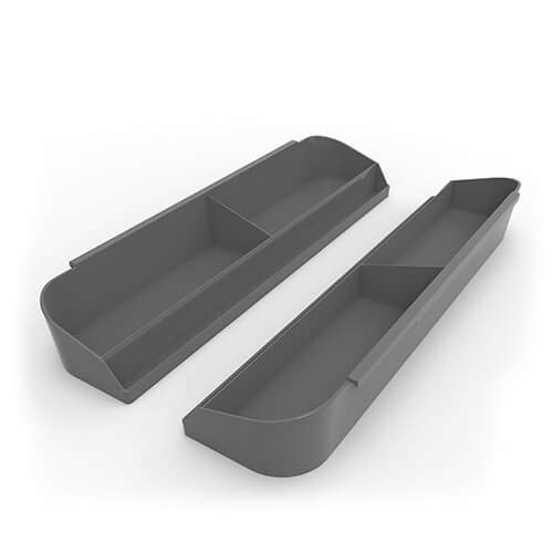 Ezy Grey Medium Solutions File Tray Designed to fit Inside Solutions 52 Litre Storage Container to Create a Filing Solution