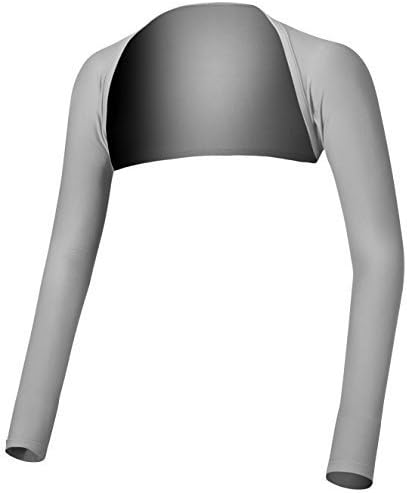 Mega, Performance Shawl Arm Sleeves, Golf, Cycling, Jog, Tennis, Outdoor Activities, Size L, Grey/gray by Mega Sport