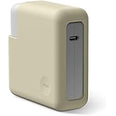 elago Charger Cover Compatible with MacBook Pro 14" M4 14-core, 16-core 2024/M3 12&14-core, M2 12-core 2023/M1 Pro 10-core 2021/MacBook Pro 16" 2019, Pro 15" 2016-2018 with Touch Bar [Classic White]