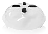 Microwave Magnetic Splatter Cover by SENARR: New Anti-Sputtering Microwave Lid with Steam Vents BPA Free Food Dish Cover | Dishwasher -Safe