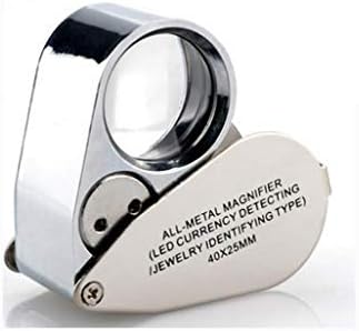 HD Magnifier 4X HD Handheld Magnifying Glass with LED Light Microscope Portable Mini Mobile Phone Repair 20 Elderly Reading 100 Hobbies Crafts Eye Protection Artifact