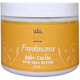 ABBA OIL FRANKINCENSE Body Cream with Shea Butter 6oz Jar with lid - ABBA JERUSALEM