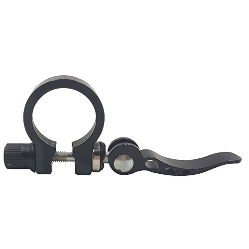 superdream Bike Bicycle Aluminum Quick Release Seat Post Clamp (28.6mm Black)