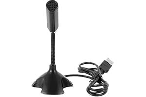 USB Microphone Network Studio Microphone Mini Portable 360 Angle Adjustable Laptop Condenser Speech for KTV PC ComputerDurabi