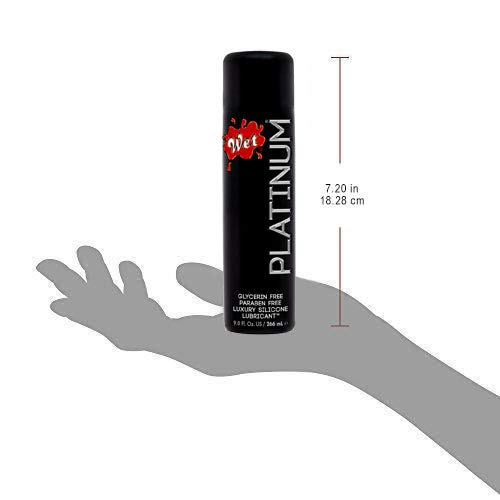 Wet Platinum Lube Premium Silicone Based Personal Lubricant 9 Fl