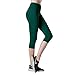 Lapasa Women's Yoga Capri Pants Leggings Plus Size High Waist Tummy Control Workout Running Tights w Hidden Pocket L02