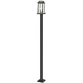Z-Lite 574PHMS-536P-ORB 2 Light Outdoor Post Mounted Fixture, Oil Rubbed Bronze