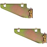 2 E Track Fixed Shelf Brackets | DIY Zinc-Plated Accessories for Shelves in Enclosed Trailer, Truck, Warehouse, Garage