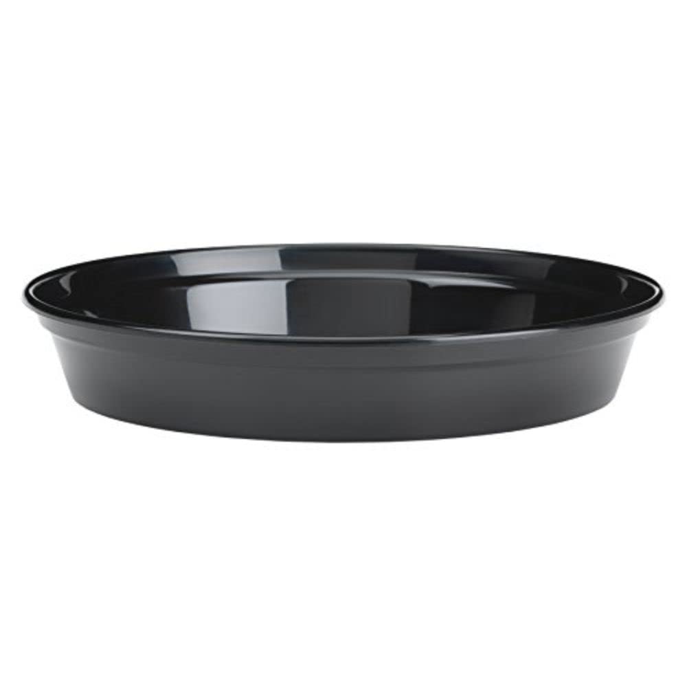 Stewart 4840005 7.6 - 10 cm Flower Pot Saucer - Black (Pack of 5)