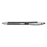 BIC Atlantis Comfort Retractable Ballpoint Pen, Black Ink, 1.2mm, Medium