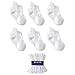 LA ACTIVE Non Slip Grip Ankle Boys and Girls Socks with Non Skid for Babies Toddlers and Kids Back to School 0-10 Years