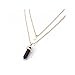 UMS Layered Necklace Moon Necklace Gold With Chokers Disc Choker Necklace Set For Women Sand Stone