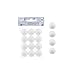 Mega Crafts 48 pcs White Poly Craft Foam 1 Inch Ball, Durable, Solid Polystyrene Balls for Arts & Crafts, Ornaments, School Projects, Knitting & Party Favors, Great for Kids, Teachers & Artists
