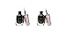 Lakme Eye Liner - Insta Liner (Quick Dry Eye Liner) Black (Pack of 2)