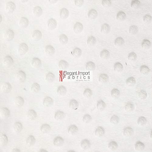 Minky MINKEE Chenille DOT Soft Fabric Cuddle 38 Color 60
