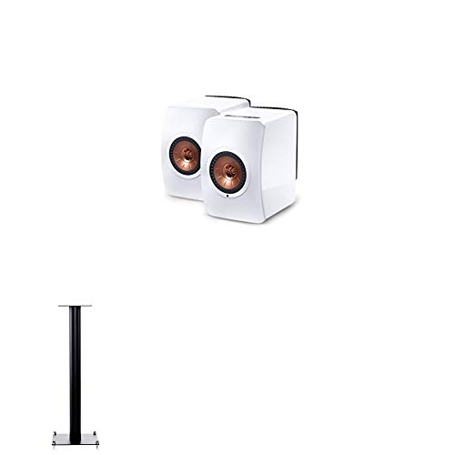 KEF LS50 Wireless White Speaker Pair + Floorstands in Saudi Arabia
