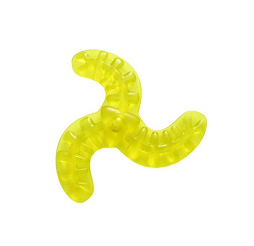 (Yellow) Dog Ultimate Disc Fancy Toy Chew Toy For Dog Training