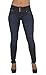 Style N491SK– Colombian Design, Butt Lift, Levanta Cola, Stretch Skinny Jeans in Dark Blue Size 11