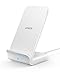 Anker Wireless Charger, PowerWave 7.5 Stand, Qi-Certified, Fast Charging iPhone 11, 11 Pro, 11 Pro Max, XR, Xs Max, Xs, X, 8, 8 Plus, Samsung Galaxy S10 S9 S8, Note 10 Note 9 (No AC Adapter) - White primary