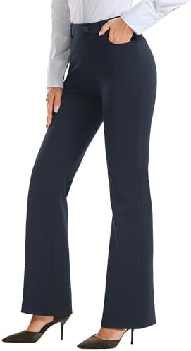 Stelle Women 28/30"/ 32" Bootcut Dress Pants Business Casual Work Pants  with Pockets Pull On Regular Slacks for Office (32" Navy, X-Small) price in  Saudi Arabia | Amazon Saudi Arabia | kanbkam