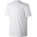 NIKE Sportswear Men's Hangtag Swoosh Tee, White/Black, Medium