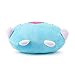 BT21 MANG Pong Pong Character Plush Figure Decorative Pillow Sofa Cushion, 14.2 x 13.4 Inches, Sky Blue