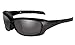 Wiley X WX Gravity Sunglasses, Safety Glasses for Men and Women, UV Eye Protection for Shooting, Fishing, Biking, and Extreme Sports, Matte Black Frames, Smoke Grey Tinted Lenses