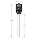 Atree Soil pH Meter, 3-in-1 Soil Test Kits with Moisture,Light and PH Tester for Garden, Farm, Lawn, Plants, Indoor & Outdoor (No Battery Needed)