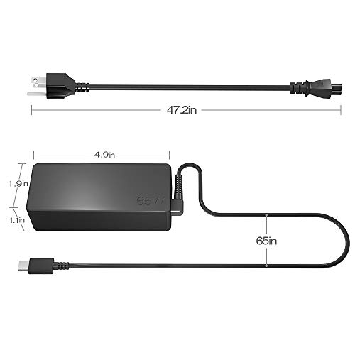 QYD 90W USB C Laptop Charger TypeC PD Power Adapter Compatible for