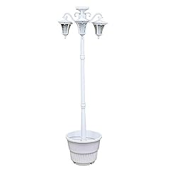 Sun-Ray 312011 Vittoria Three Head Solar Lamp Post