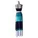 Tenworld Women Summer Cotton Dress Boho Long Maxi Evening Party Dress (M = US 6)