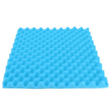 Soundproof Foam - Sound Absorbing Foam - Sound Treatment - Sound Dampening Foam - Acoustic Foam Tiles - Studio Panels - 50x50x5.5cm Square Insulation Reduce Noise Sponge Foam Cotton (Sky Blue)
