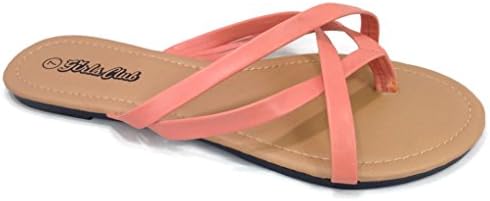 Fashion Women's Flip Flops Criss Cross Strappy Summer Sandal Flat Thong Straps