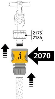 Hozelock 2070 Soft Touch Hose End Connector - Image 3
