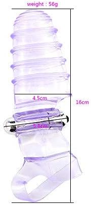 OKMINIOK Finger Sleeve Magic Vibrating Battery Powered Massage Stick Relaxe Tension Relief Muscle Stress