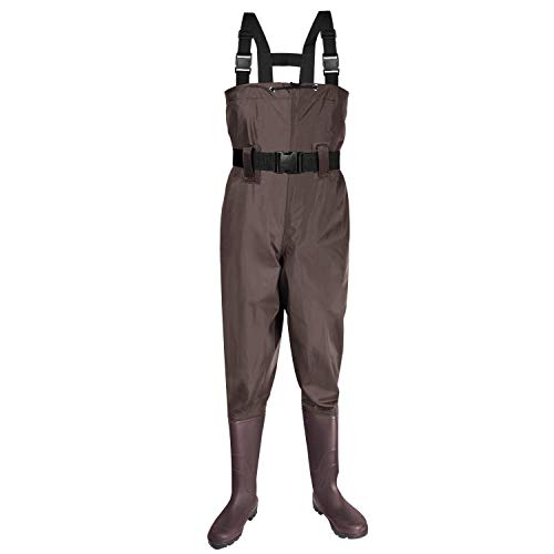 KOMEX Chest Waders Upgrate Fishing Boots Waders Hunting Bootfoot with Wading Belt Waterproof Boots Breathable Nylon and PVC Wading Boots for Men and Women ( (Renewed) - Thumbnail 7