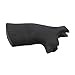 Hogue S&W N Frame, Round Butt Rubber Conversion Grip, No Finger Grooves, Black - 25012