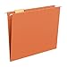 Smead Standard Hanging File Folders, 25 Count, Orange, 1/5-Cut Adjustable Tabs, Letter Size (64065)