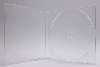Tillmann Media – Cajas Slim CD Case 5 mm para 1 CD/DVD, buena calidad de la