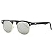 AEVOGUE Polarized Sunglasses For Women And Men Semi Rimless Frame Retro Sun Glasses AE0369 (Black&Silver)