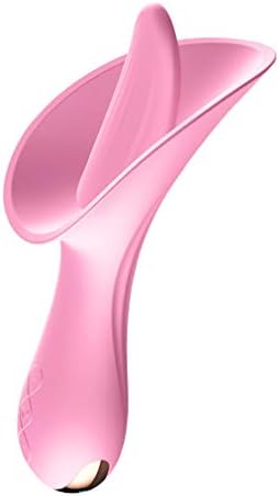 US Tongue Comfortable Toys Lick 10 Mode for Women Manual Remote Control Privacy USB Charge,Pink, Tshirt