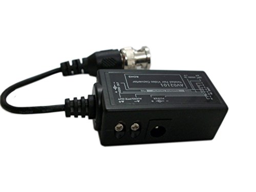 VIMVIP RJ-45 to BNC Converter Video Baluns with Power Connectors for Security CCTV Surveillance Camera