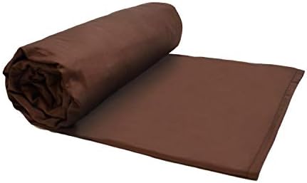 Weighted Blankets Plus LLC - Made in USA - Adult Deluxe Large Weighted Blanket - Brown - Cotton/Flannel (76" L x 50" W) 20lb Extra High Pressure.
